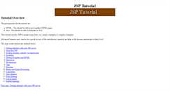 Desktop Screenshot of jsptut.com